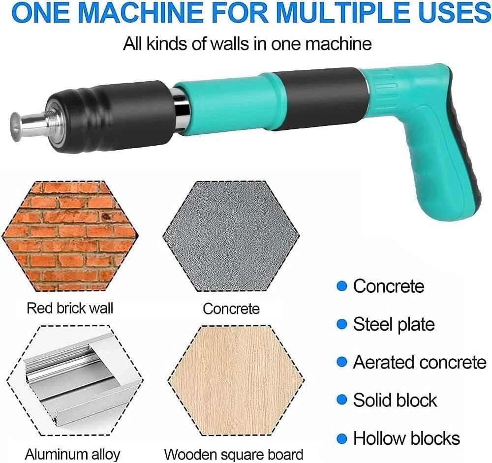 Manual Steel Nail Gun Tool – Heavy-Duty Impact for Wood & Wall Repairs