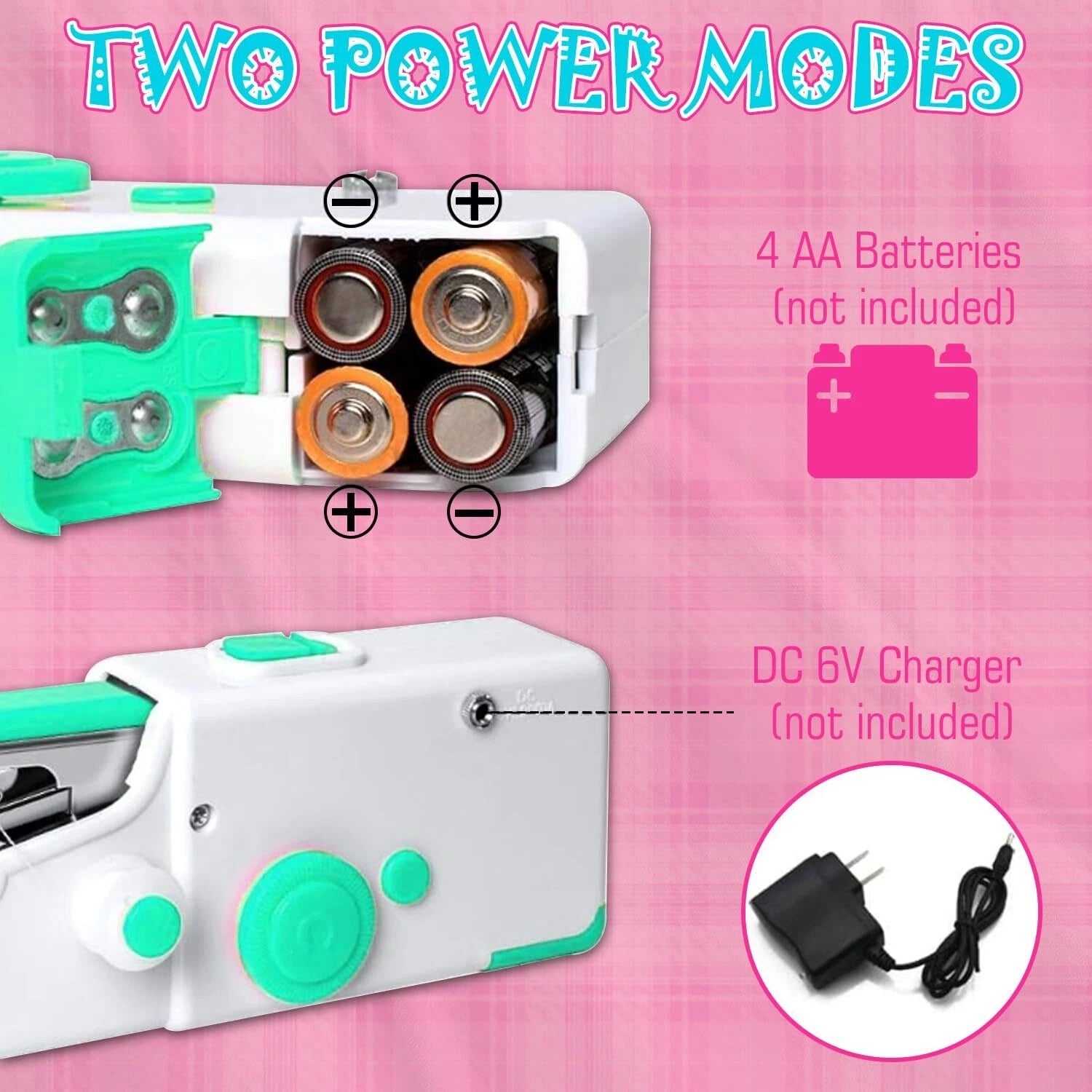 Mini Portable Handheld Stitch Machine – Quick Fabric Repair Sewing Tool